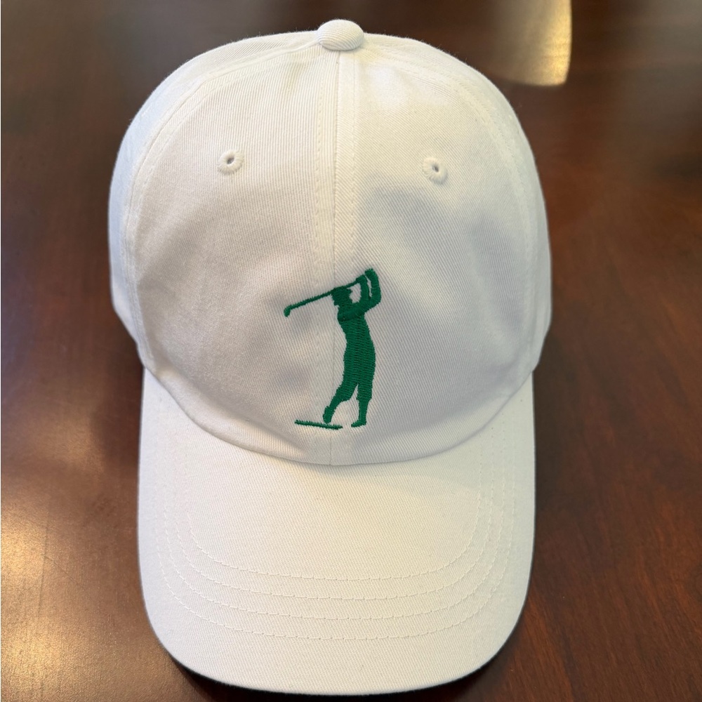 Golfer Silhouette Hat. Classics Embroidered Finish New!